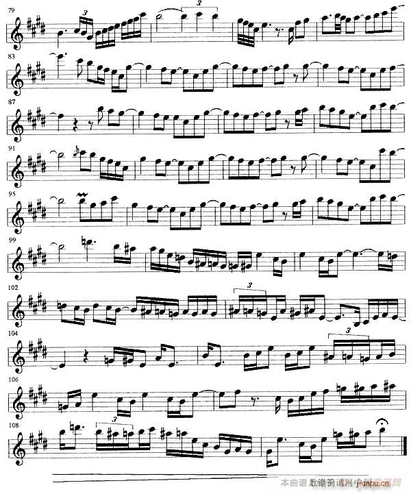 快乐生活 高音萨克斯独奏(十字及以上)3