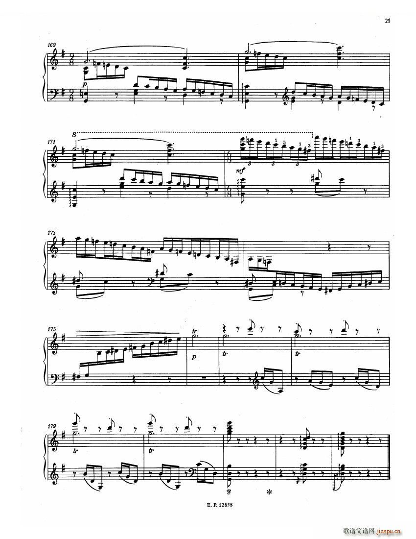 Faure 13 Barcarolle(钢琴谱)23