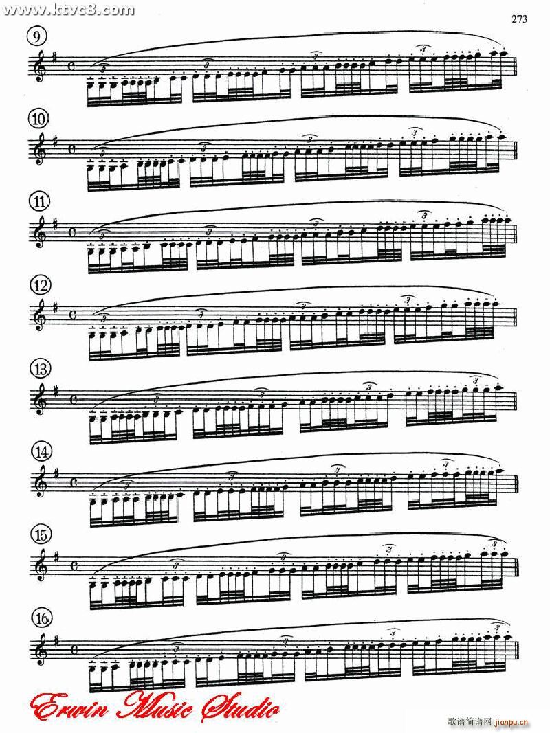 德米特里 康斯坦丁 多尼斯 高级断奏练习 作品 21 练习曲(十字及以上)29