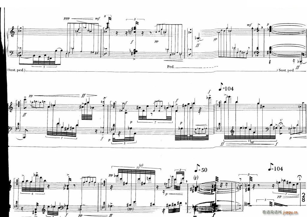 Berio Sequenza IV Sequenza IV(十字及以上)16