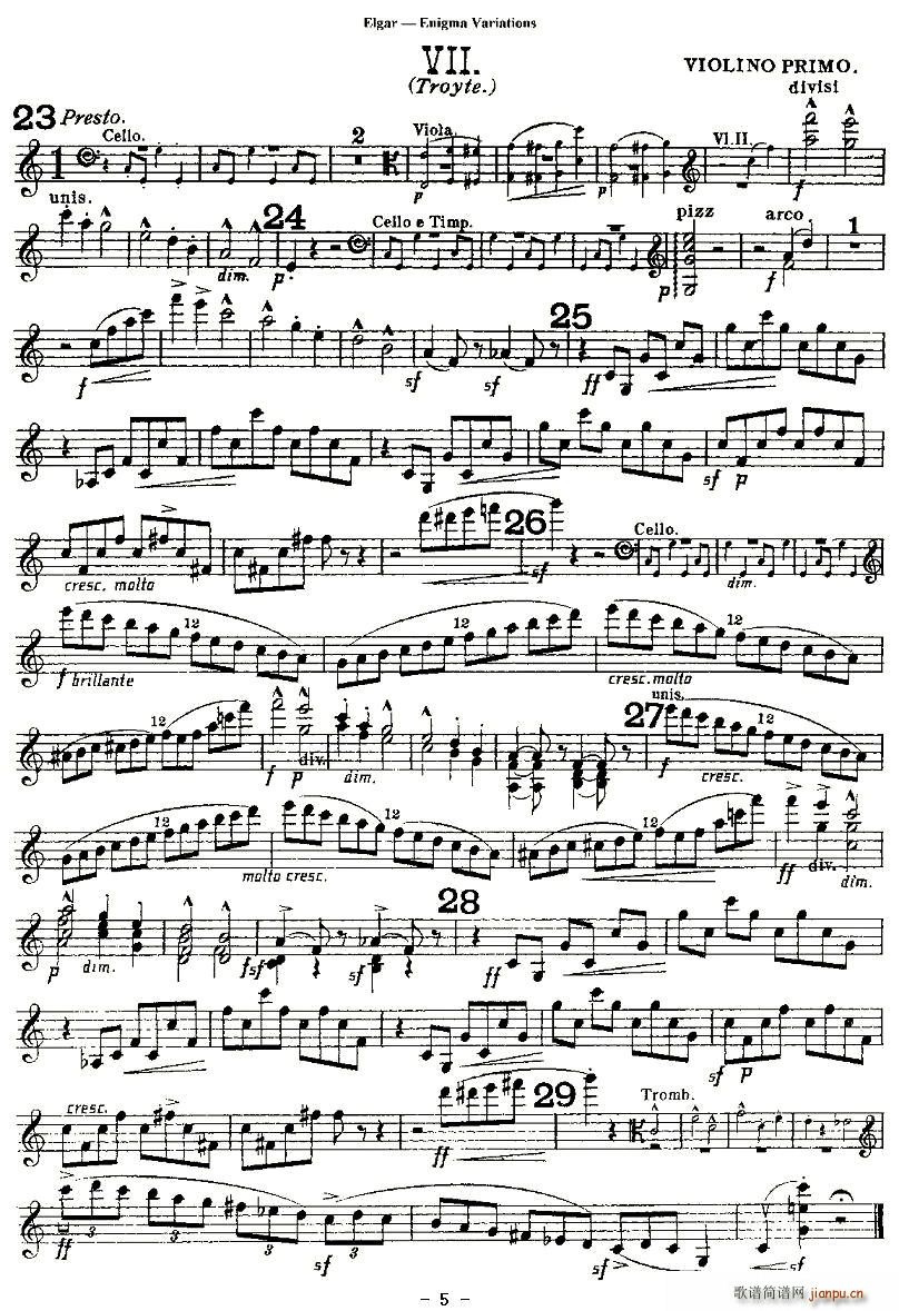 Edward Elgar Enigma Variations(十字及以上)5