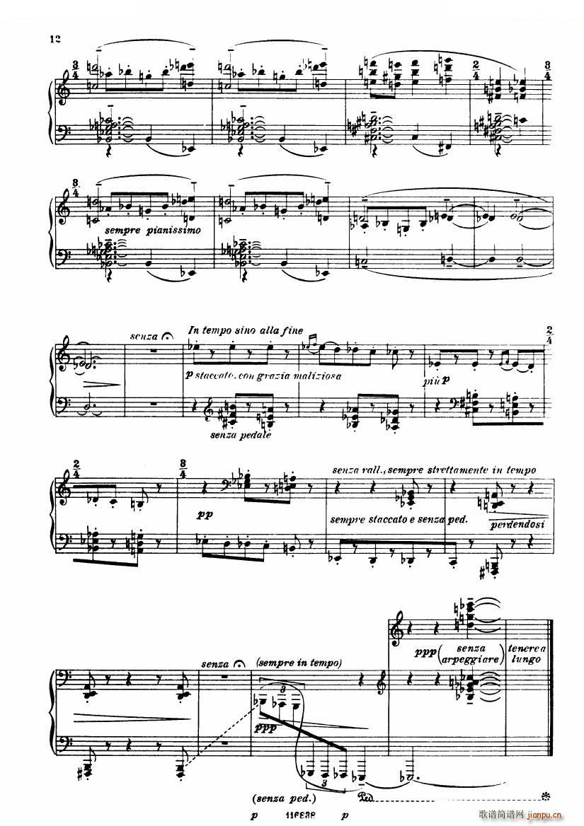Casella Sonatina piano Sonatina piano(十字及以上)12