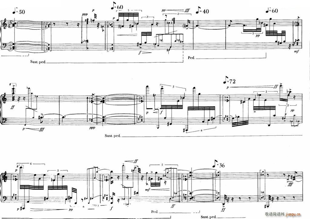 Berio Sequenza IV Sequenza IV(十字及以上)11