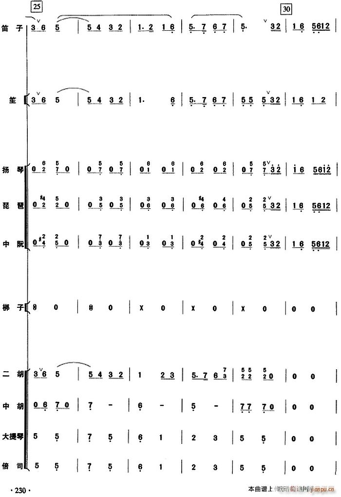 庆丰收 民乐 230(总谱)1