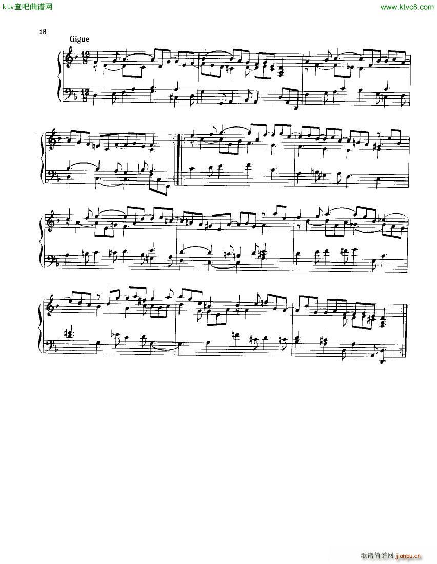 H ndel 1 Suiten for Piano Book 2(钢琴谱)17