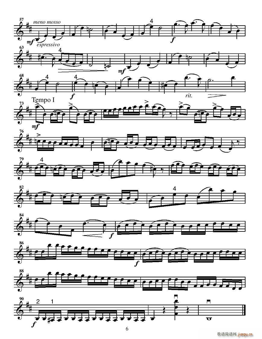 里丁格(小提琴谱)6