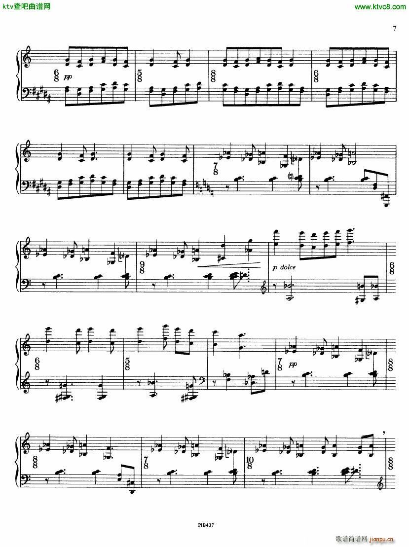 Ginastera op 53 Sonata No 2(钢琴谱)7