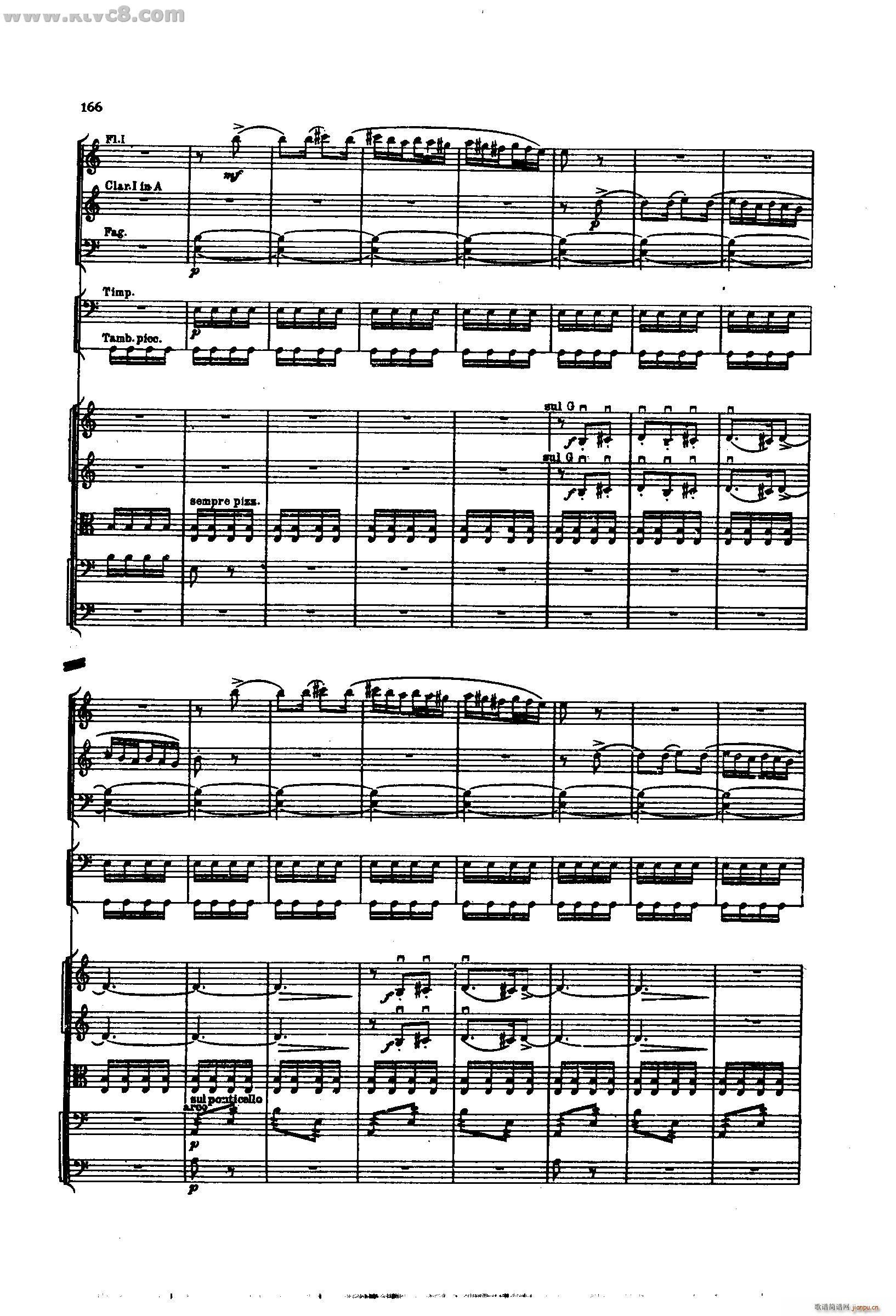 舍赫拉查达交响组曲 作品35 第四部分(总谱)20