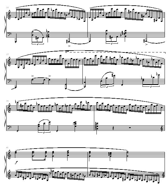 肖邦练习曲第２３首(钢琴谱)5