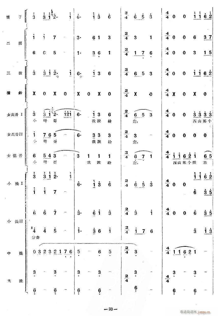 十大姐舞曲7(六字歌谱)1