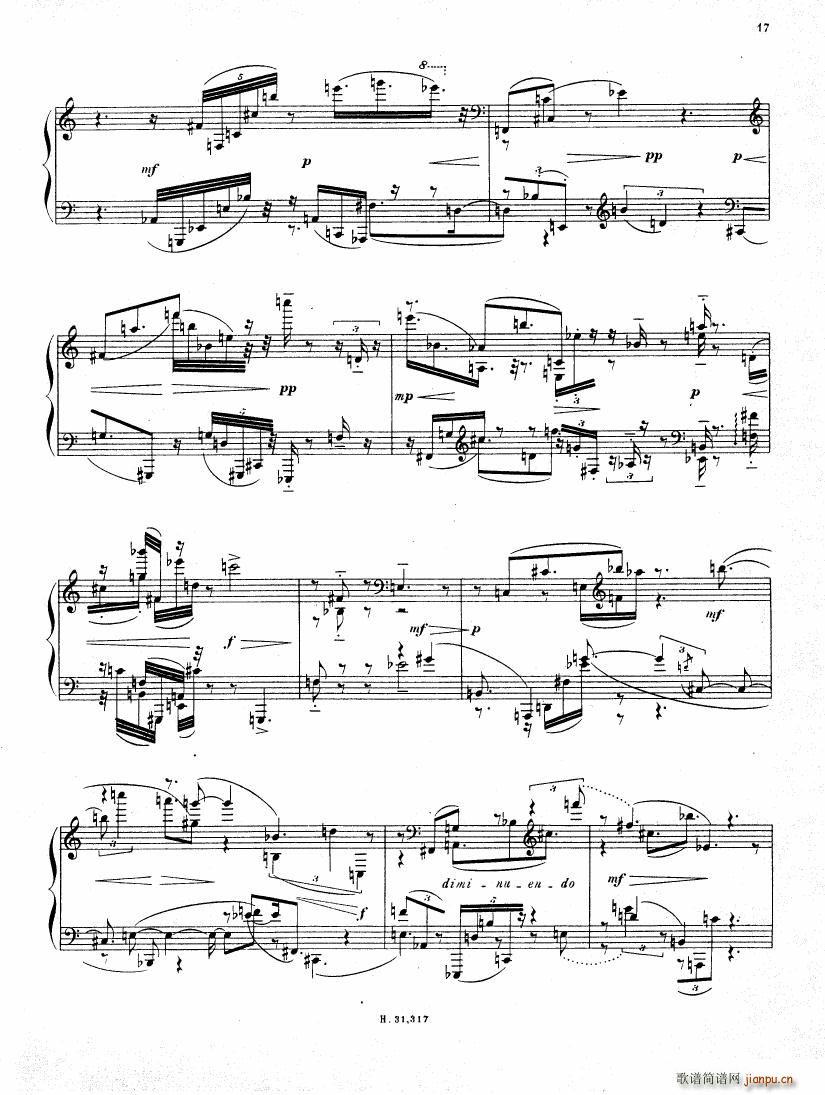 Pierre Boulez Sonata No 2 1 24(钢琴谱)17