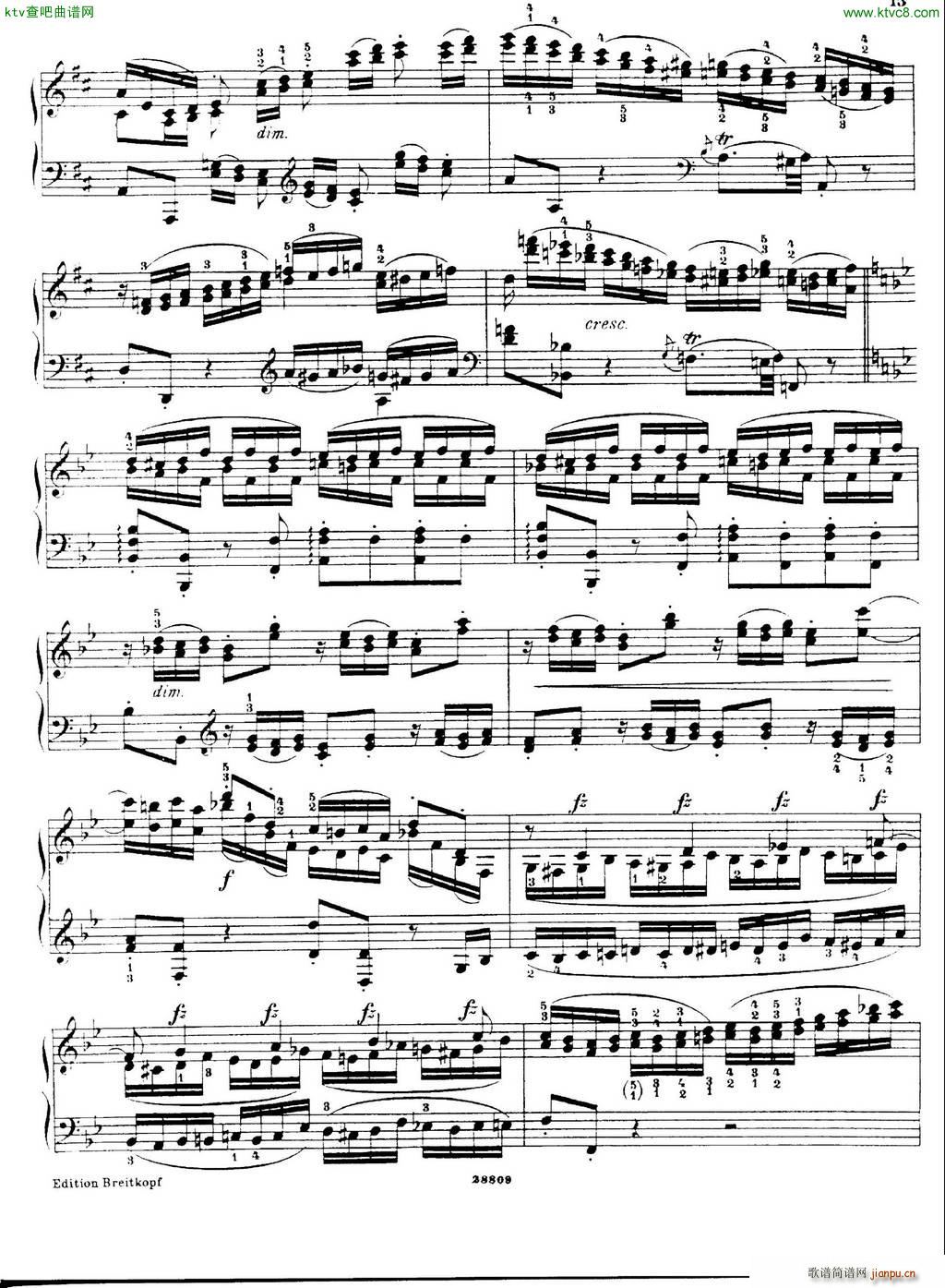 Busoni Etudes 5(钢琴谱)15