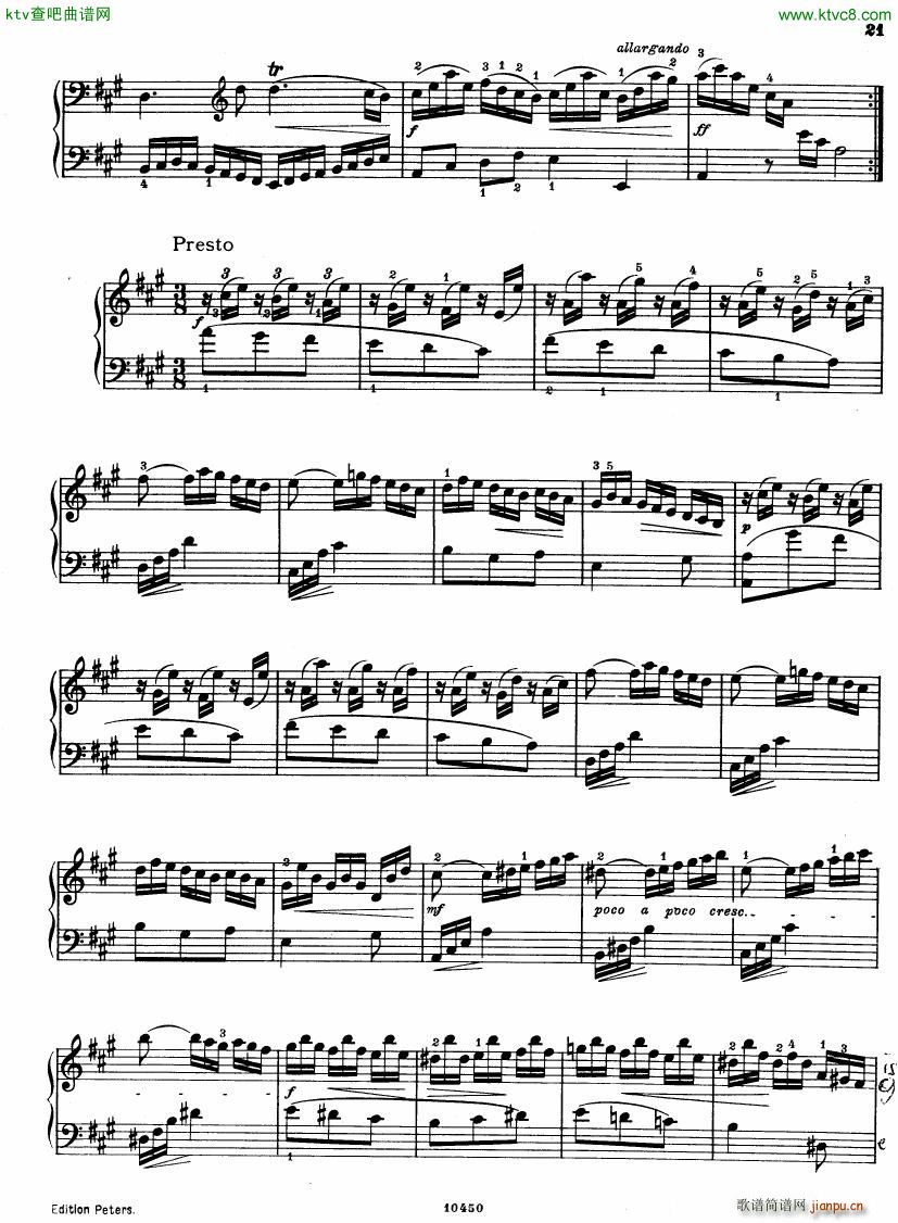 Bach JC op 17 no 5 Sonata(钢琴谱)6