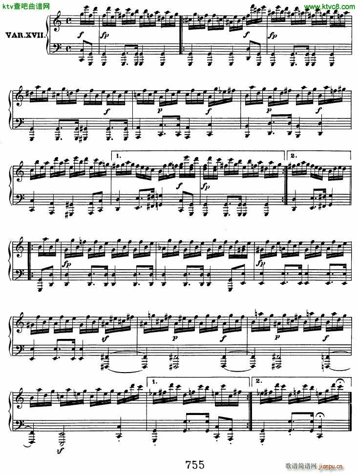 Beethoven op 120 Diabelli Variations(钢琴谱)15