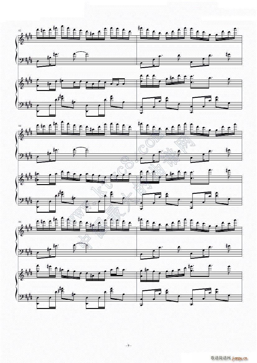 Children of tme Mars(钢琴谱)9