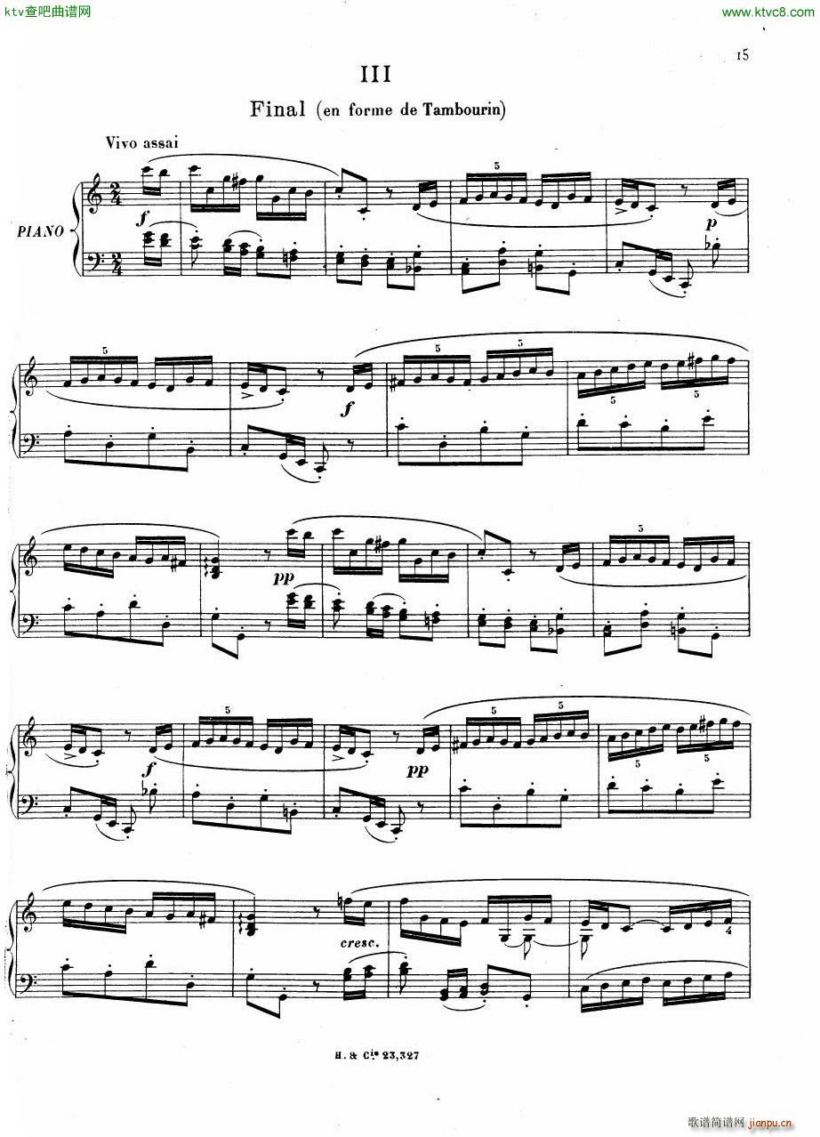 Hahn Reynaldo Piano sonatina(钢琴谱)8