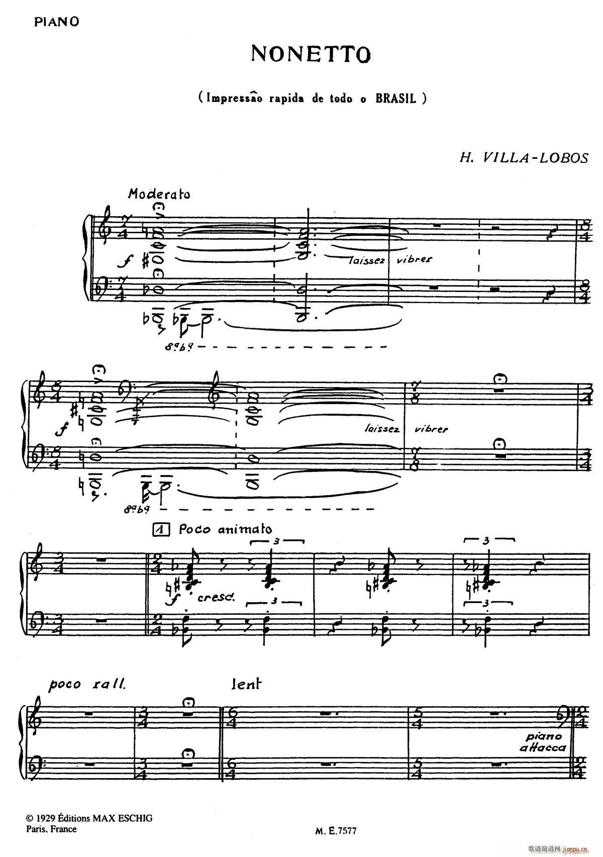 Nonetto 钢琴(钢琴谱)1