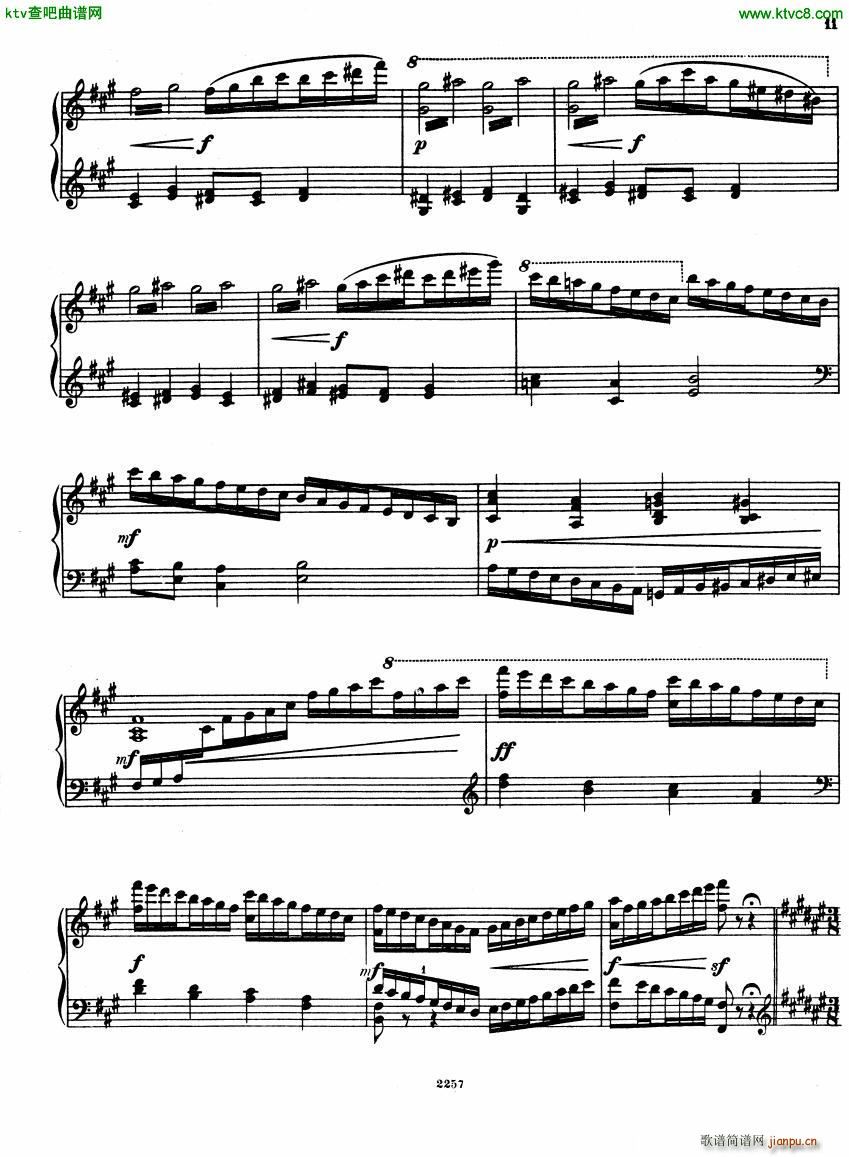 Glazunov Theme et Variations Op 72(钢琴谱)11