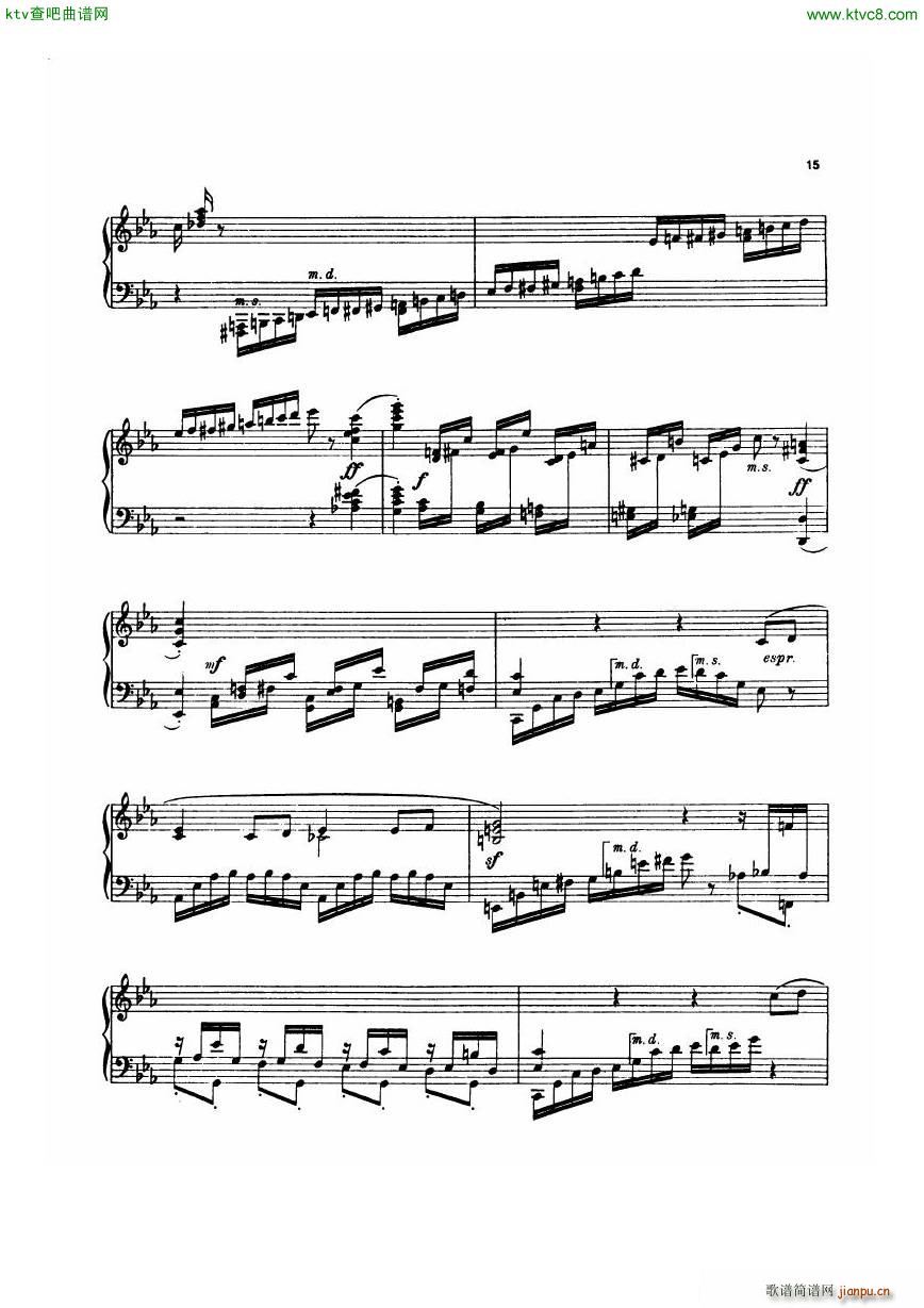 Dohnanyi 17 2 5 Humoresken Toccata(钢琴谱)7