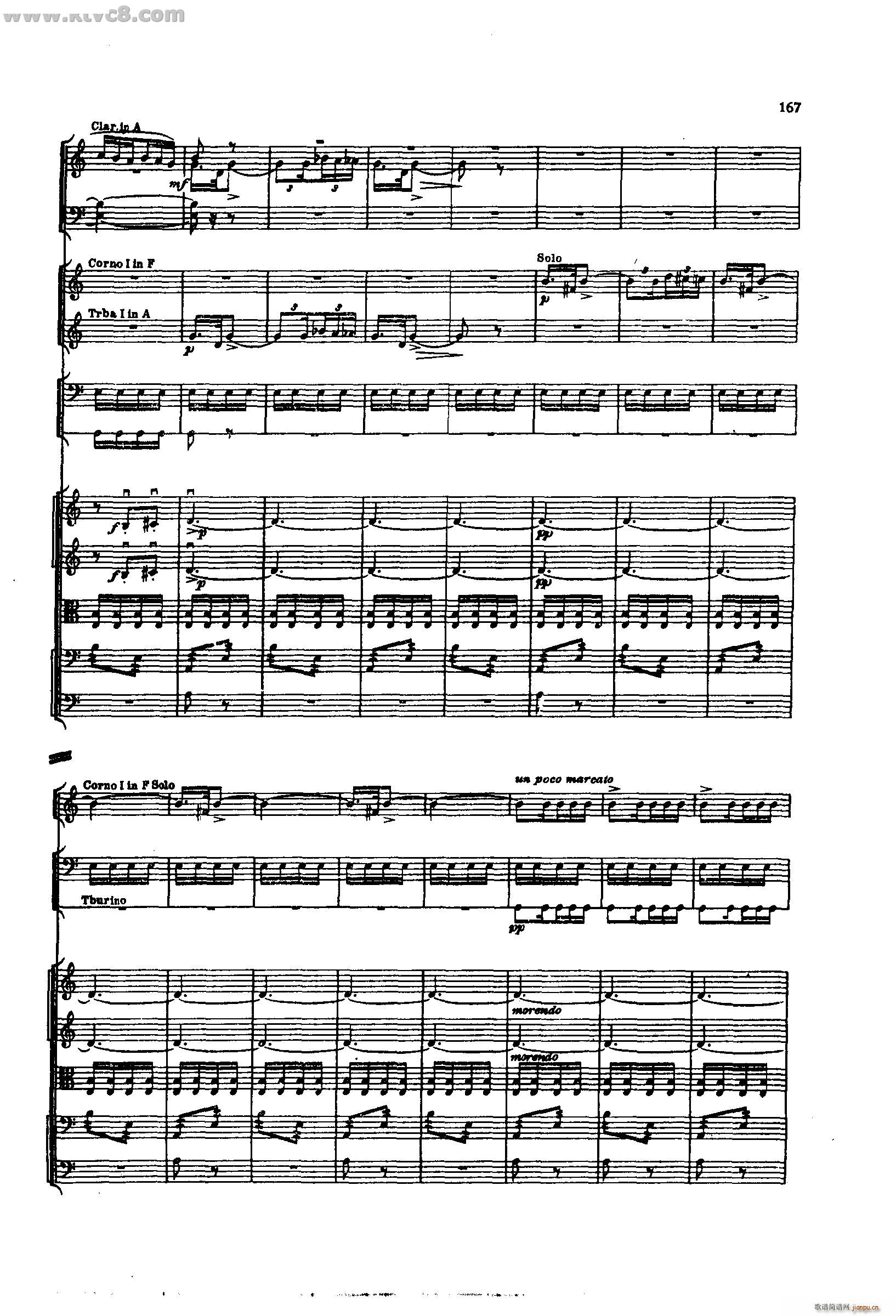 舍赫拉查达交响组曲 作品35 第四部分(总谱)21