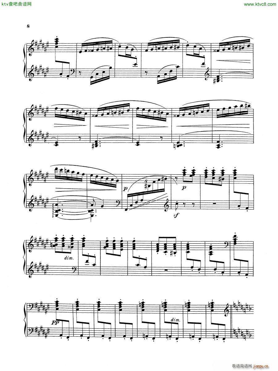 D Albert op 16 no 1 2 Waltz and Scherzo(钢琴谱)27