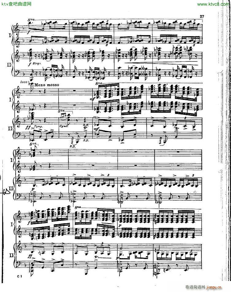 Gershwin Piano Concerto In F 二(钢琴谱)25