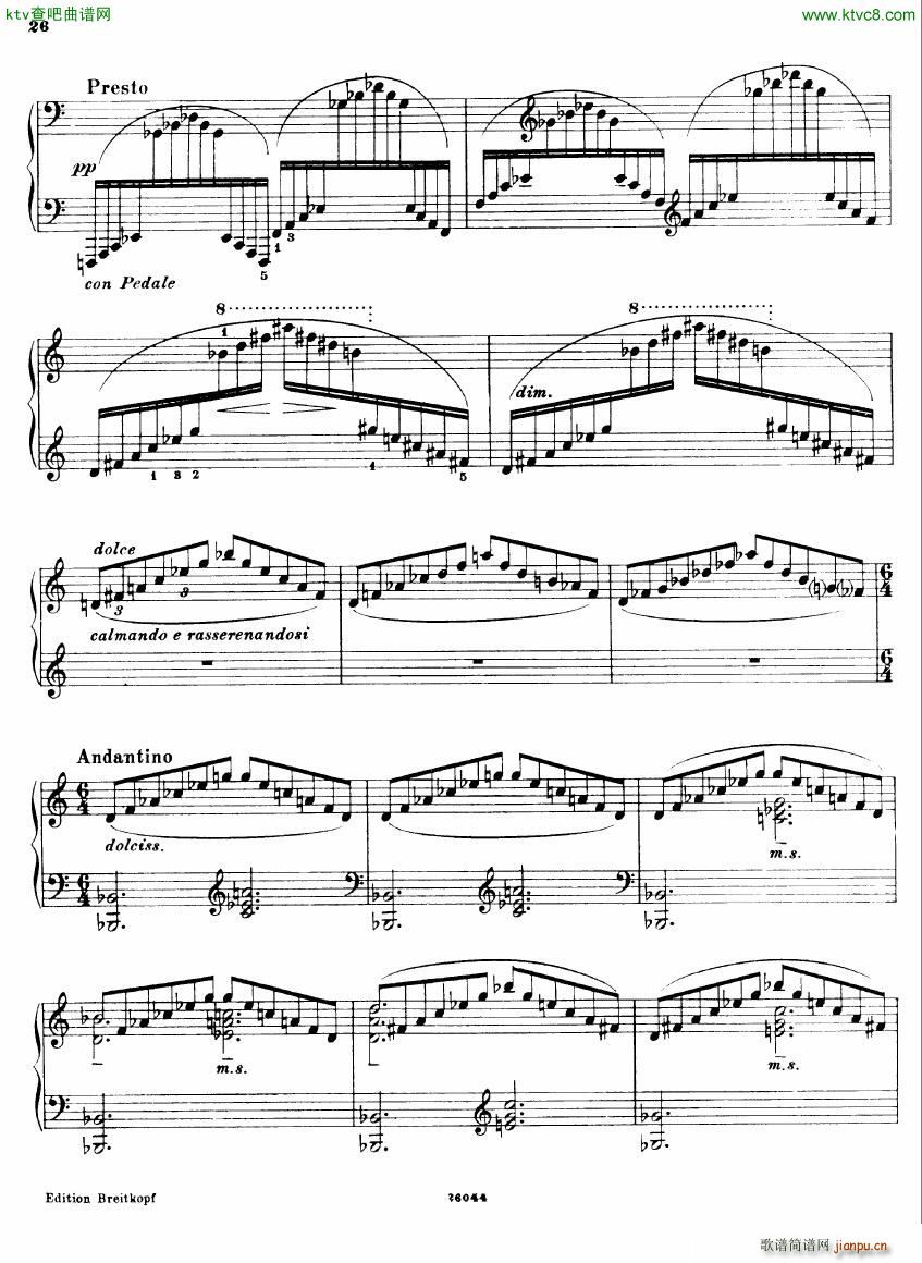 Busoni 1 Elegy No 3(钢琴谱)7