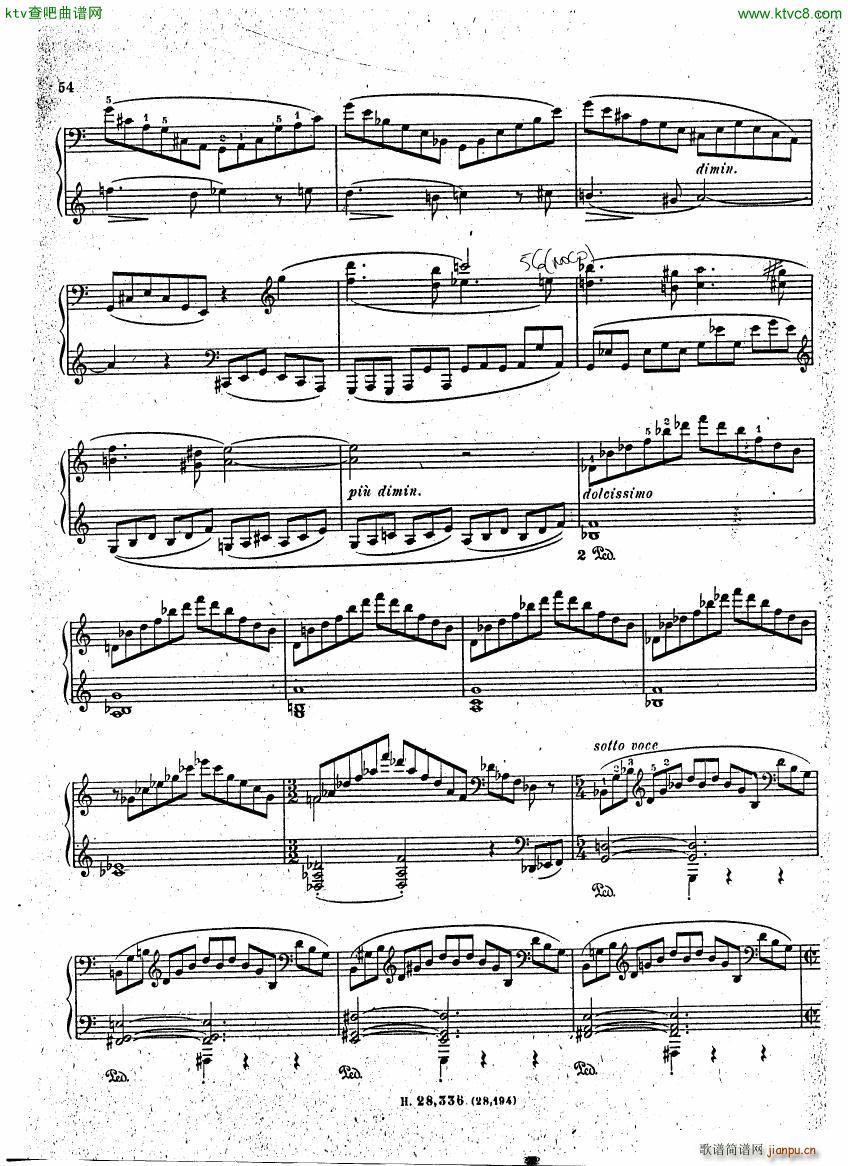 BUSONI Prelude and Study in Arpeggios(钢琴谱)8