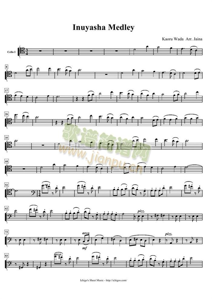Inuyasha(小提琴谱)1