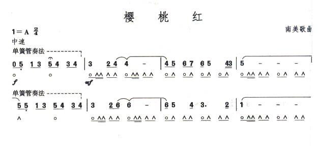 口琴六级：樱桃红(其他)1