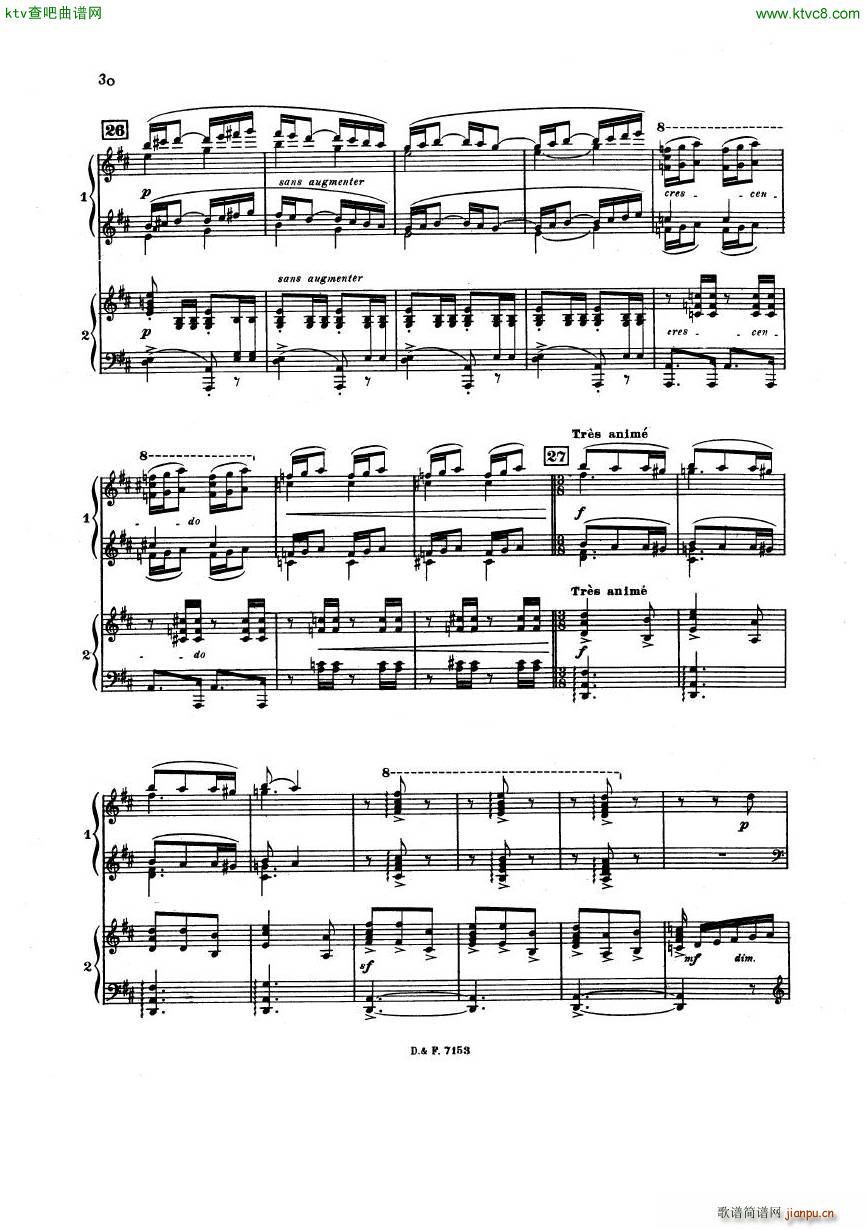 busser debussy Petite Suite 2P(钢琴谱)30