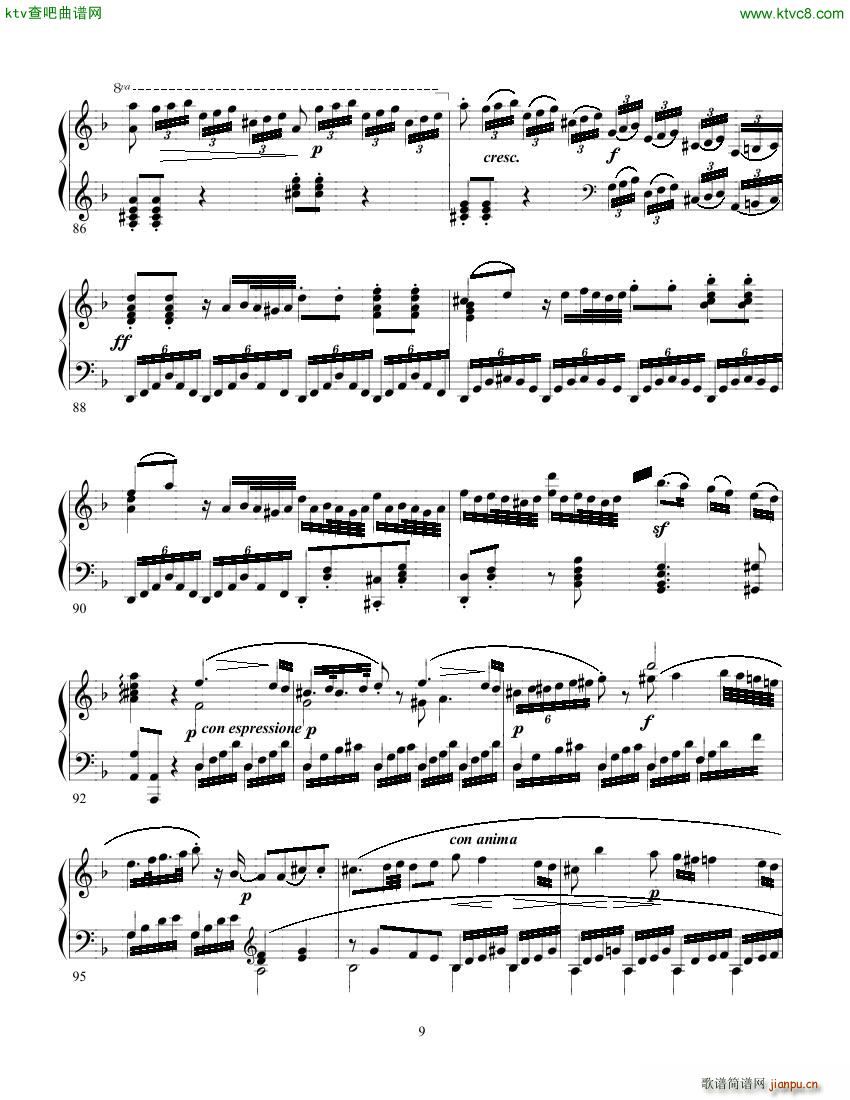 clementi sonata op50 2(钢琴谱)9