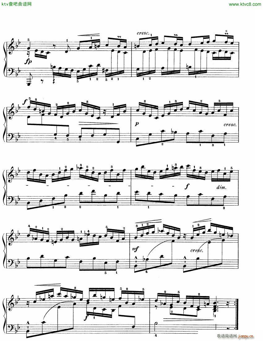 Bach JS BWV 825 Partita no 1 in Bb(钢琴谱)6