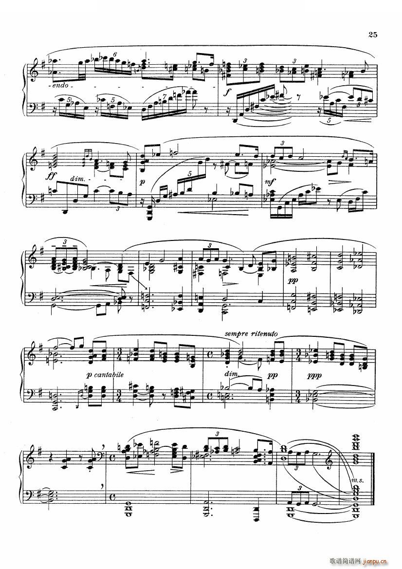 Bax Sonata No 3 Sonata No 3(十字及以上)24