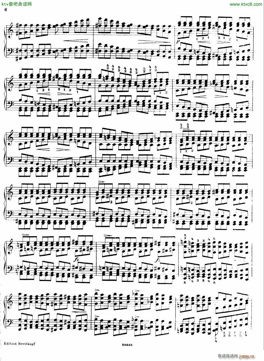 Busoni Etudes 1(钢琴谱)6