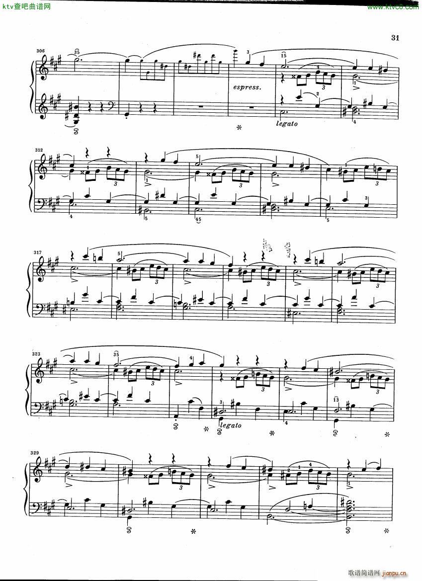 Chopin Scherzo B flat minor Henle(钢琴谱)9