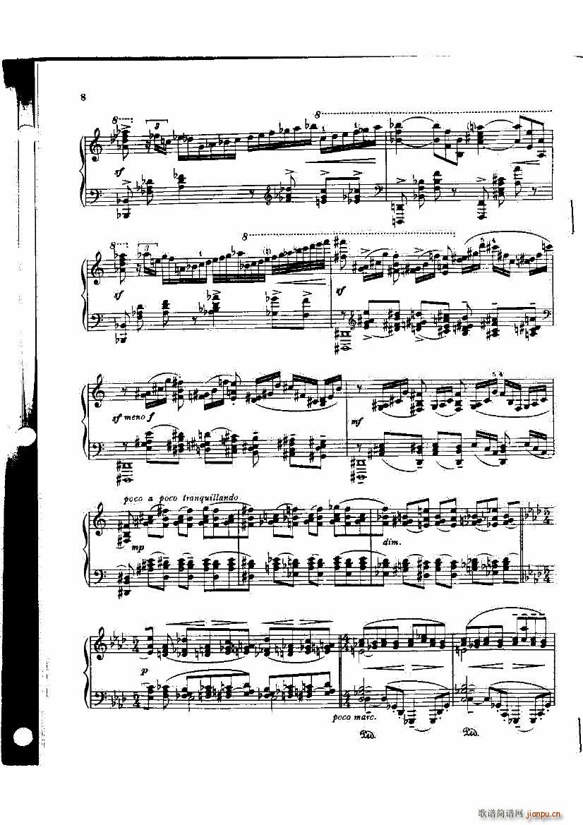 Bowen Op 72 Piano Sonata No 5 in F(钢琴谱)7