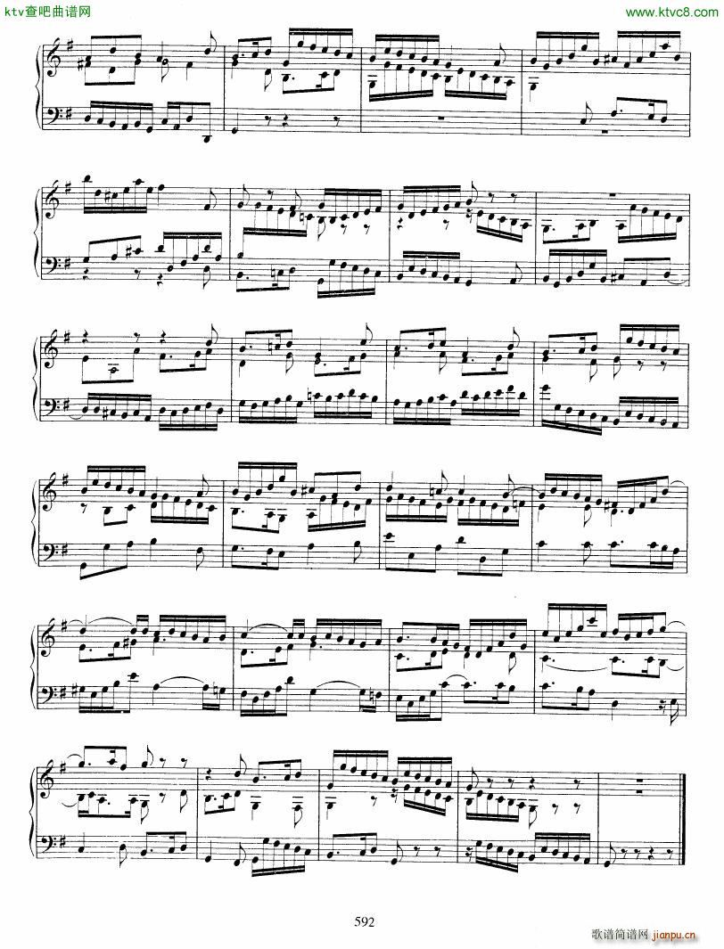 Bach JS BWV 916 Toccata in G(钢琴谱)8