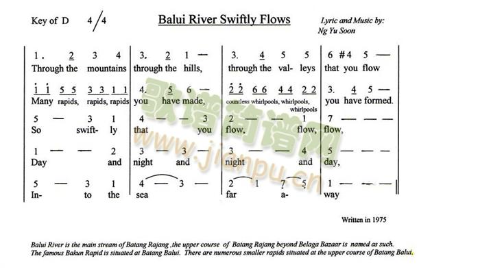 Balui(五字歌谱)1