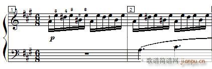 车尔尼 钢琴快速练习曲 Czerny 299 第23首 及练习提示(钢琴谱)6