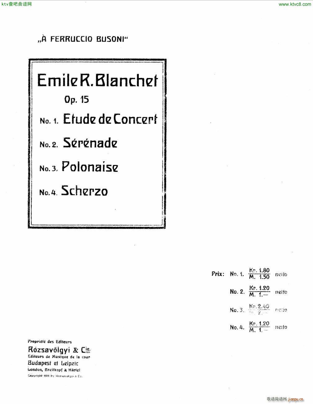 Blanchet Op 15 no 4 Scherzo(钢琴谱)3