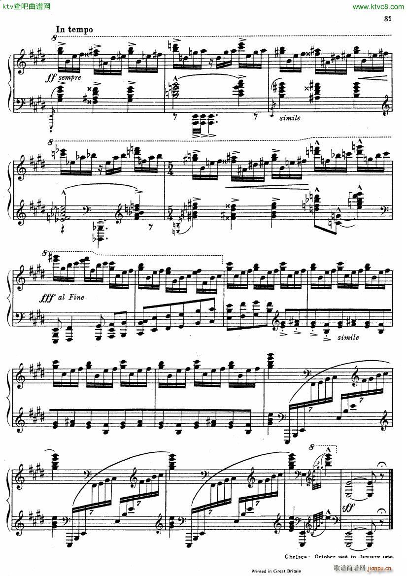 Ireland Piano Sonata(钢琴谱)31
