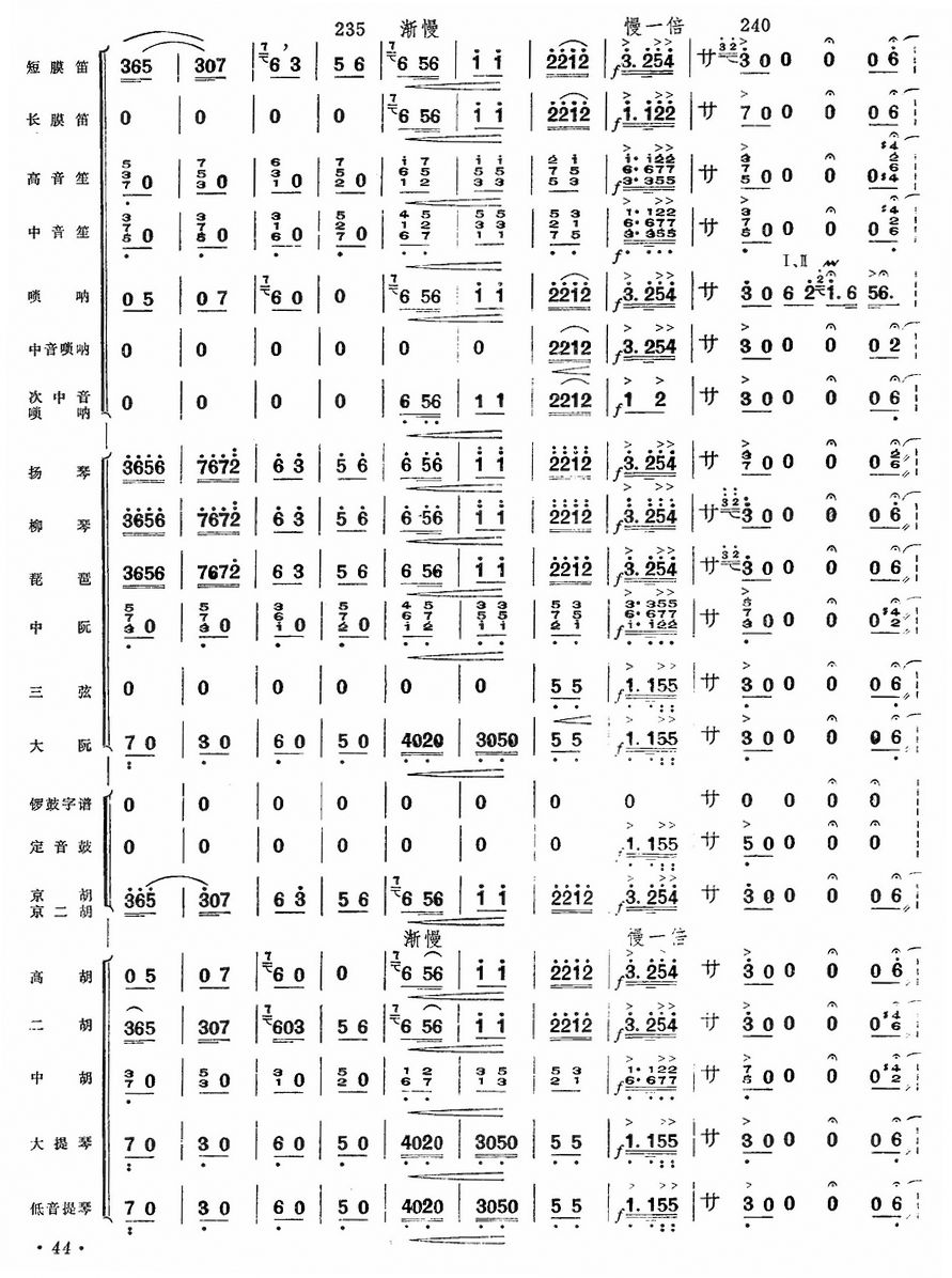 乱云飞43(总谱)1