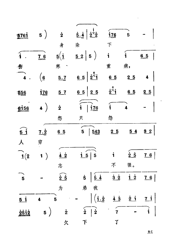 祝福 主要唱腔选 秦腔现代剧 000 050(十字及以上)39