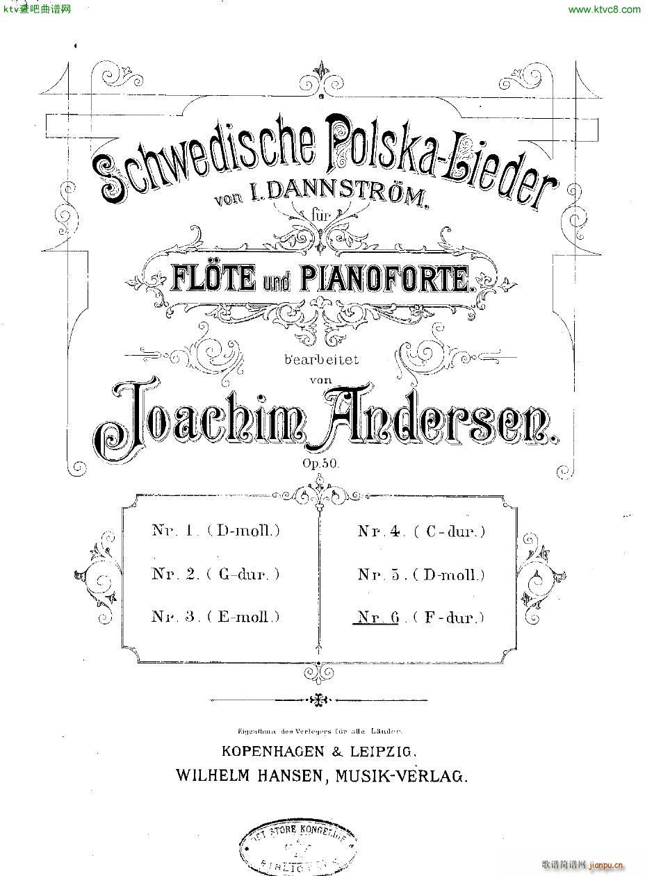 Andersen op 50 Schwedische Polska Lieder(钢琴谱)31