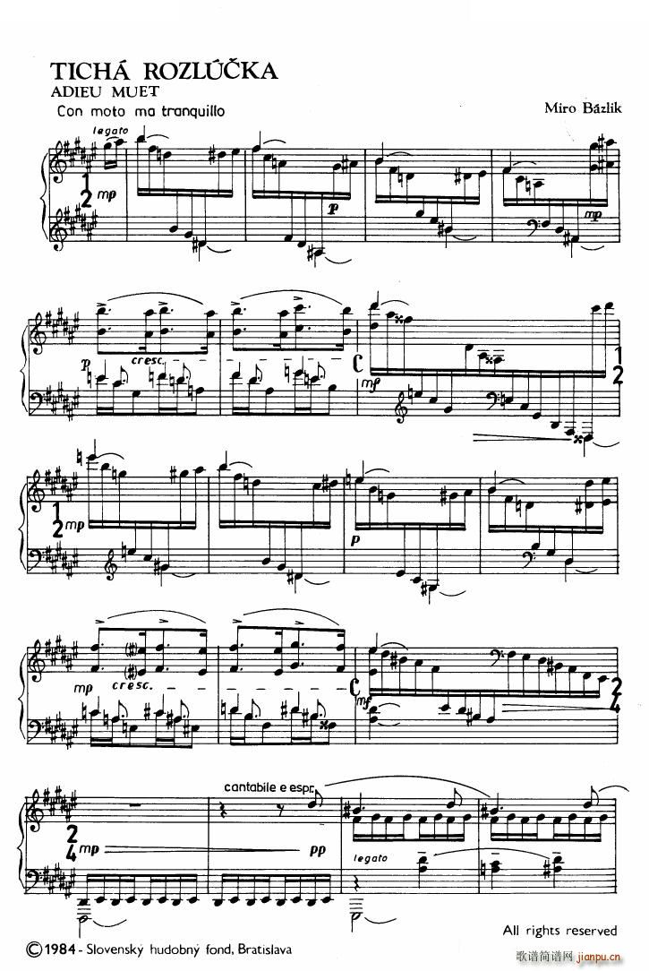 Bazlik Preludes book 1 Preludes book 1(十字及以上)40