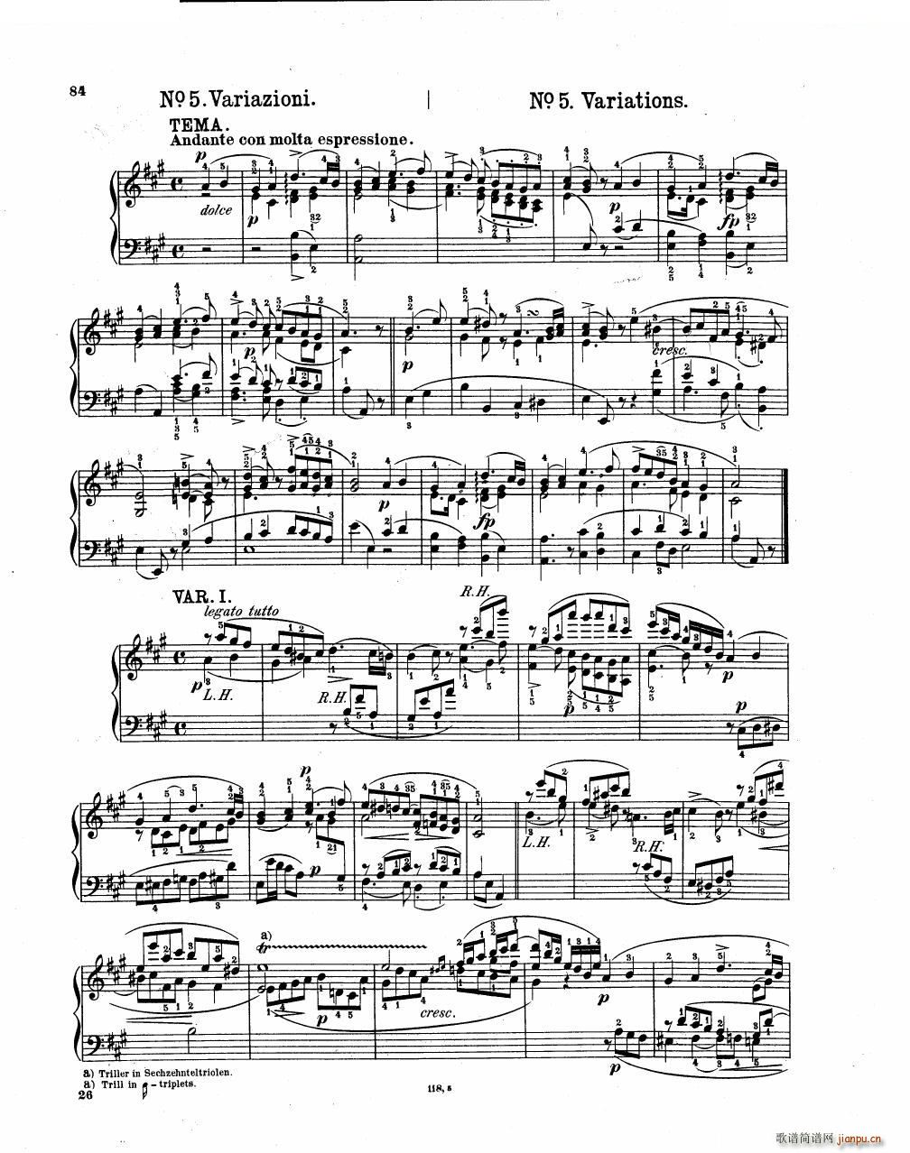 Hummel Bagatelles Op 107 Bagatelles Op 107(十字及以上)25