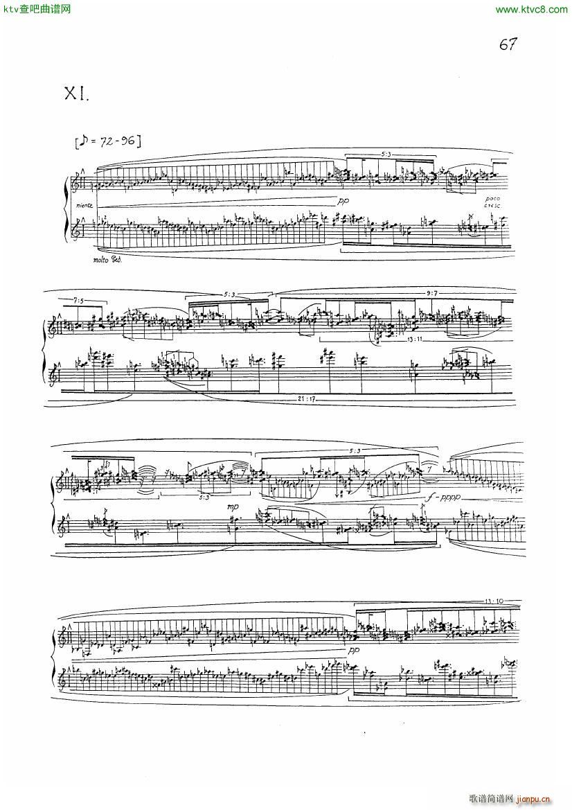 finnissy michael verdi transcription no 08(钢琴谱)6