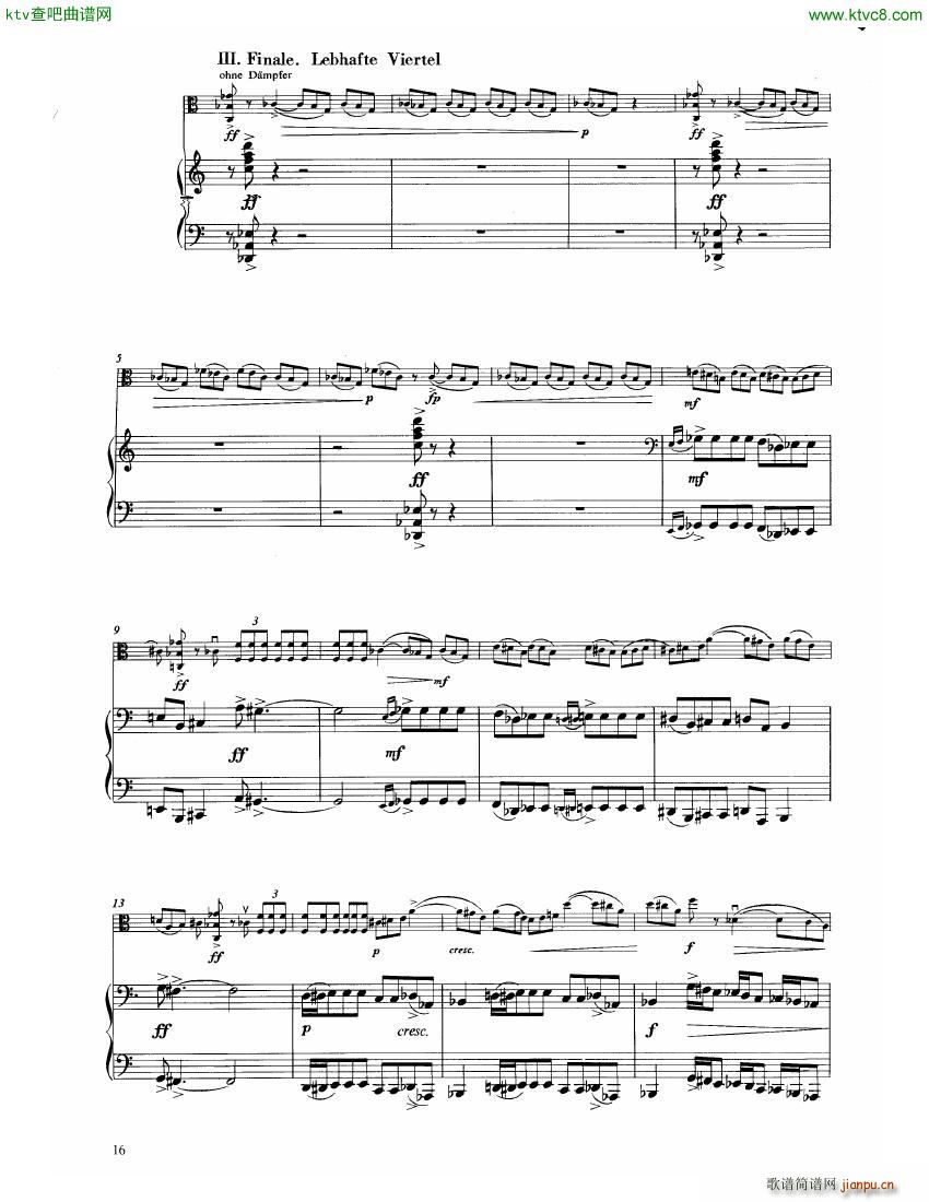 Hindemith Sonata 1 pn Part(钢琴谱)12