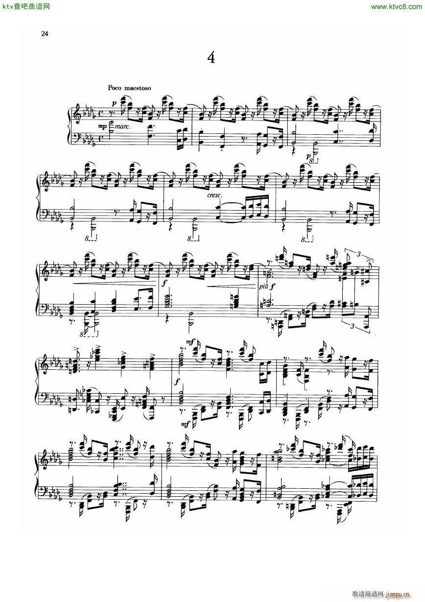 Dohnanyi Etude Op 28 4(钢琴谱)1